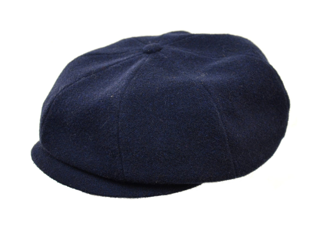 Solid Color Wool Blend Newsboy Cap