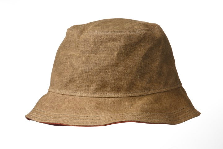 Waxed Cotton Canvas Bucket Hat – Crown Cap