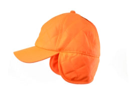 Quilted Ballcap with Fleece Lined Earflaps