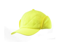 Quilted Ballcap with Fleece Lined Earflaps