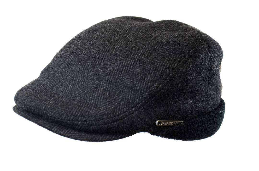 Wool Blend Tweed Ivy Cap