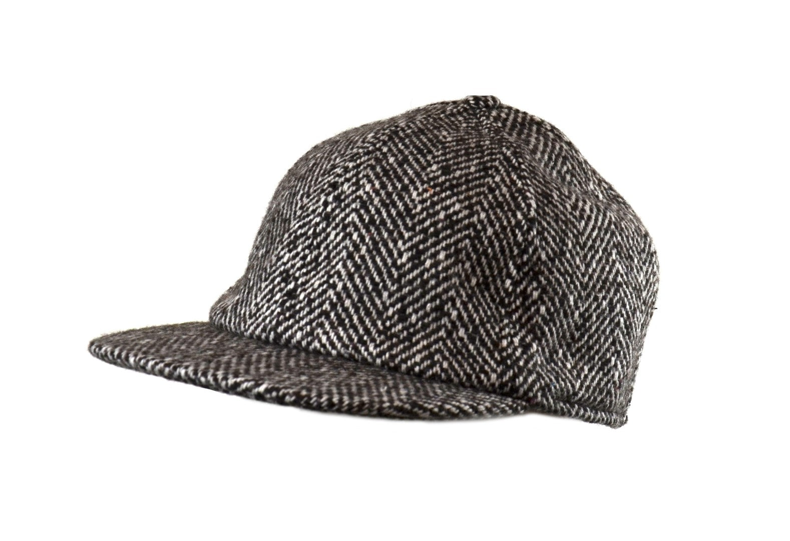 Wool Blend Six Panel Ballcap with Fold-down Earflap – Crown Cap