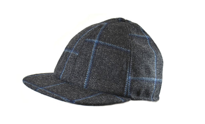 Scottish Tweed Six Panel Ballcap with Fold-Down Earflap