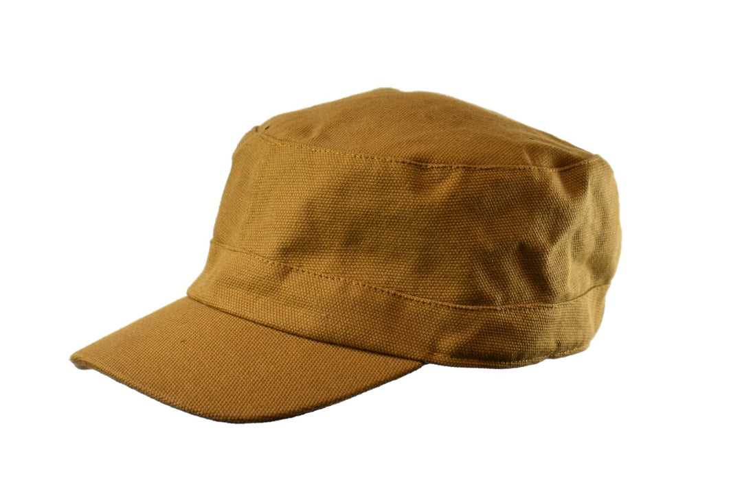 Heavy Cotton Canvas Flat Top Cap