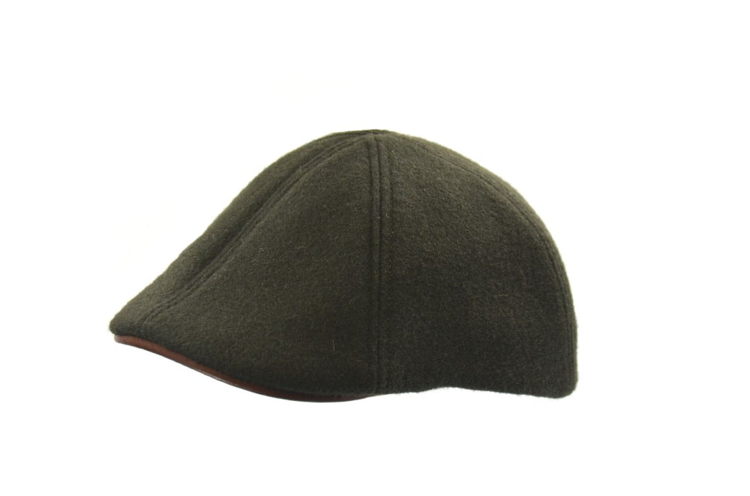 Melton Duckbill Ivy Cap with Leather Visor