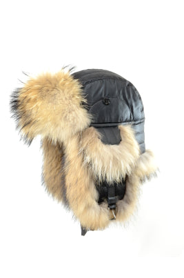 Puffle Aviator with Raccoon Trim