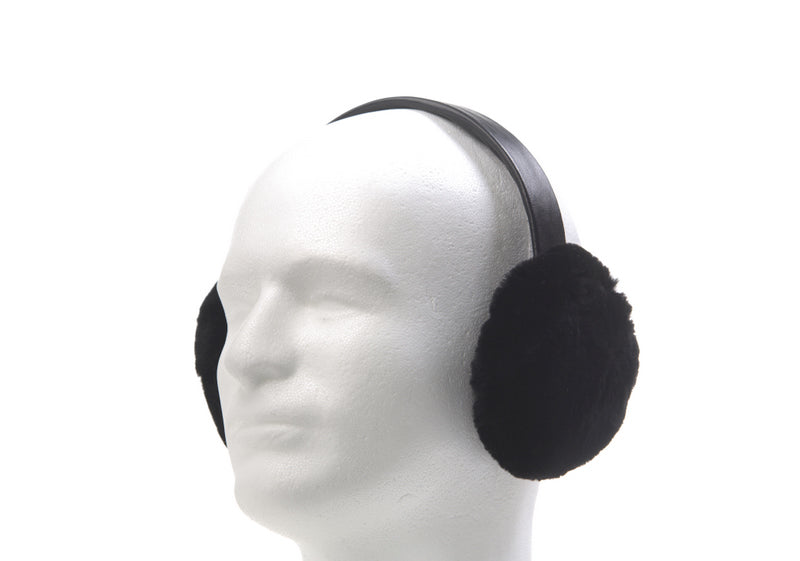 Black Sheared Beaver Earmuff