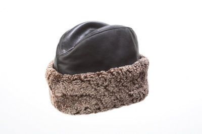 Lambskin Envoy with Frosted Shearling Trim