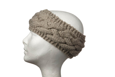 Braided-Look Chunky Knit Headband