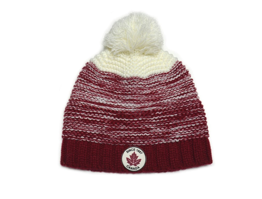 Knit Canada Beanie with Pom