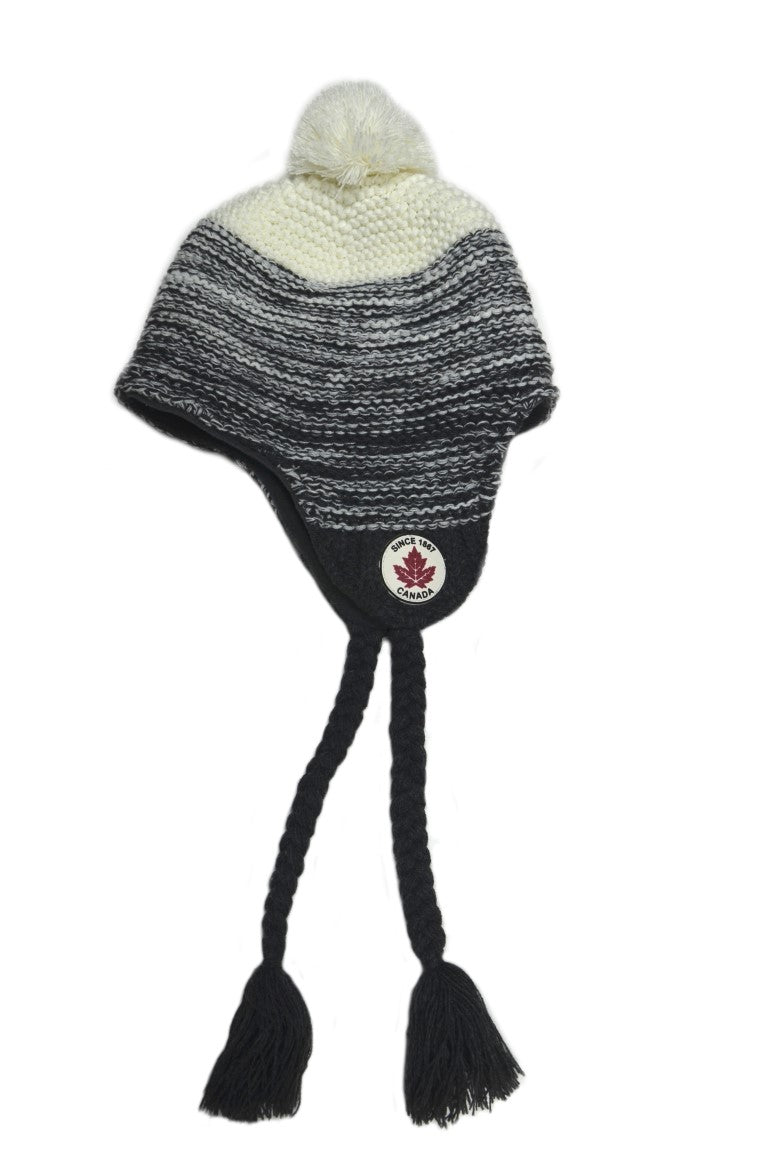 Knit Earflap Canada Cap