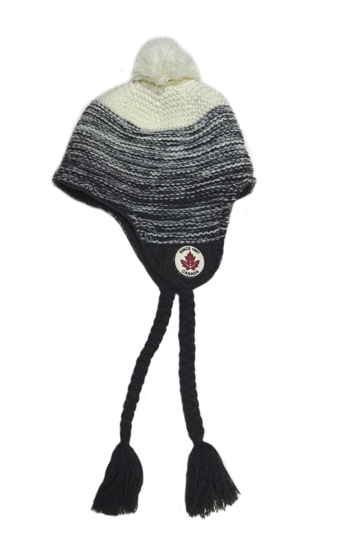 Knit Earflap Canada Cap