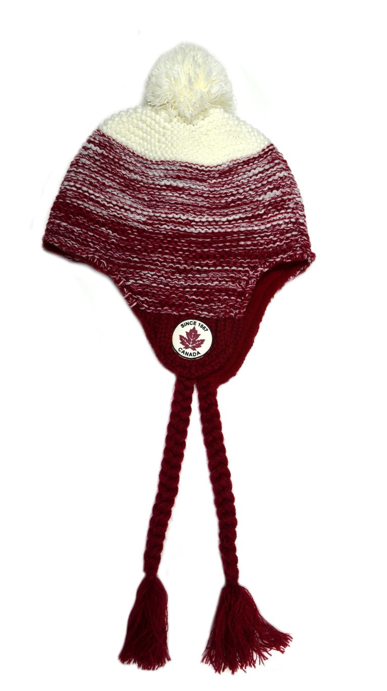 Knit Earflap Canada Cap