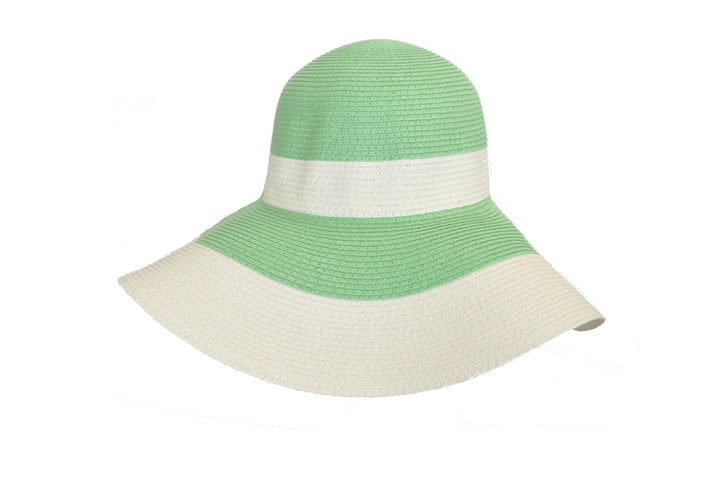 Women's Wide Brim Paper Ribbon Sunhat