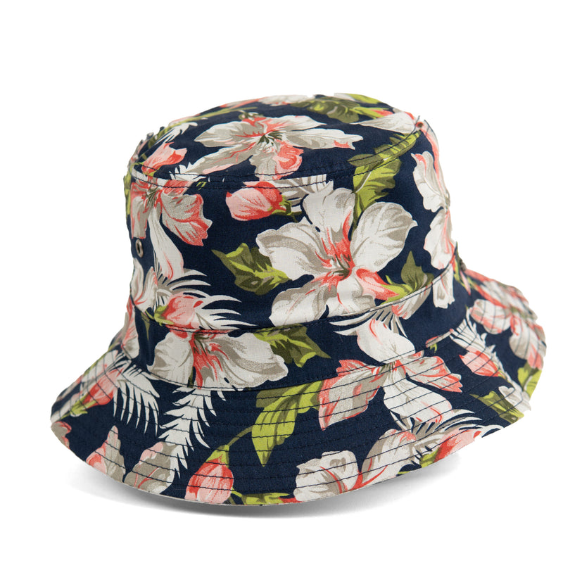 Hawaiian Print Bucket Hat
