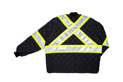 Quilted Freezer Jacket with Reflective Taping